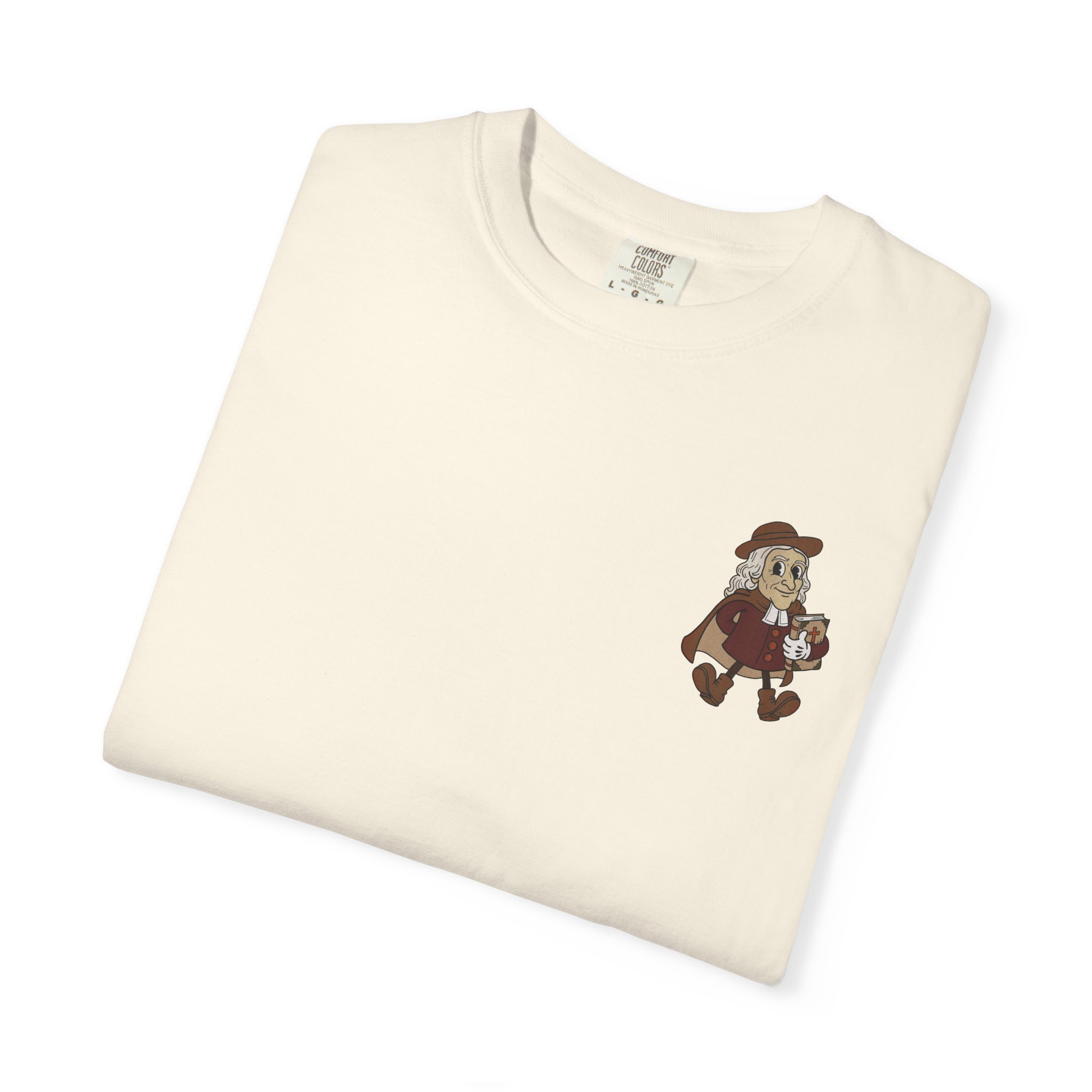 John Wesley T-shirt | Vintage John Wesley Illustration - Image 7