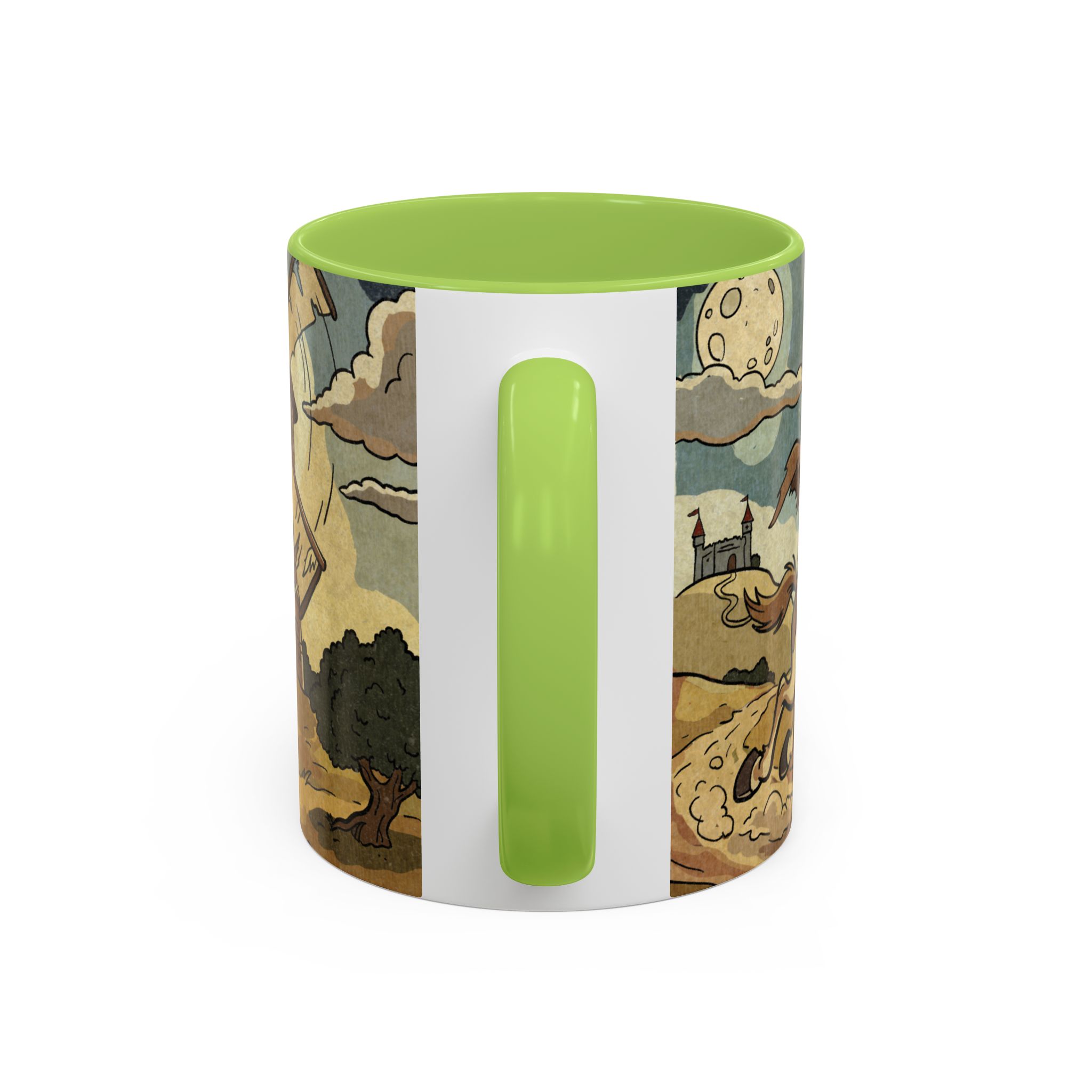 Don Quixote Illustration Mug | Accent Coffee Mug - Image 32
