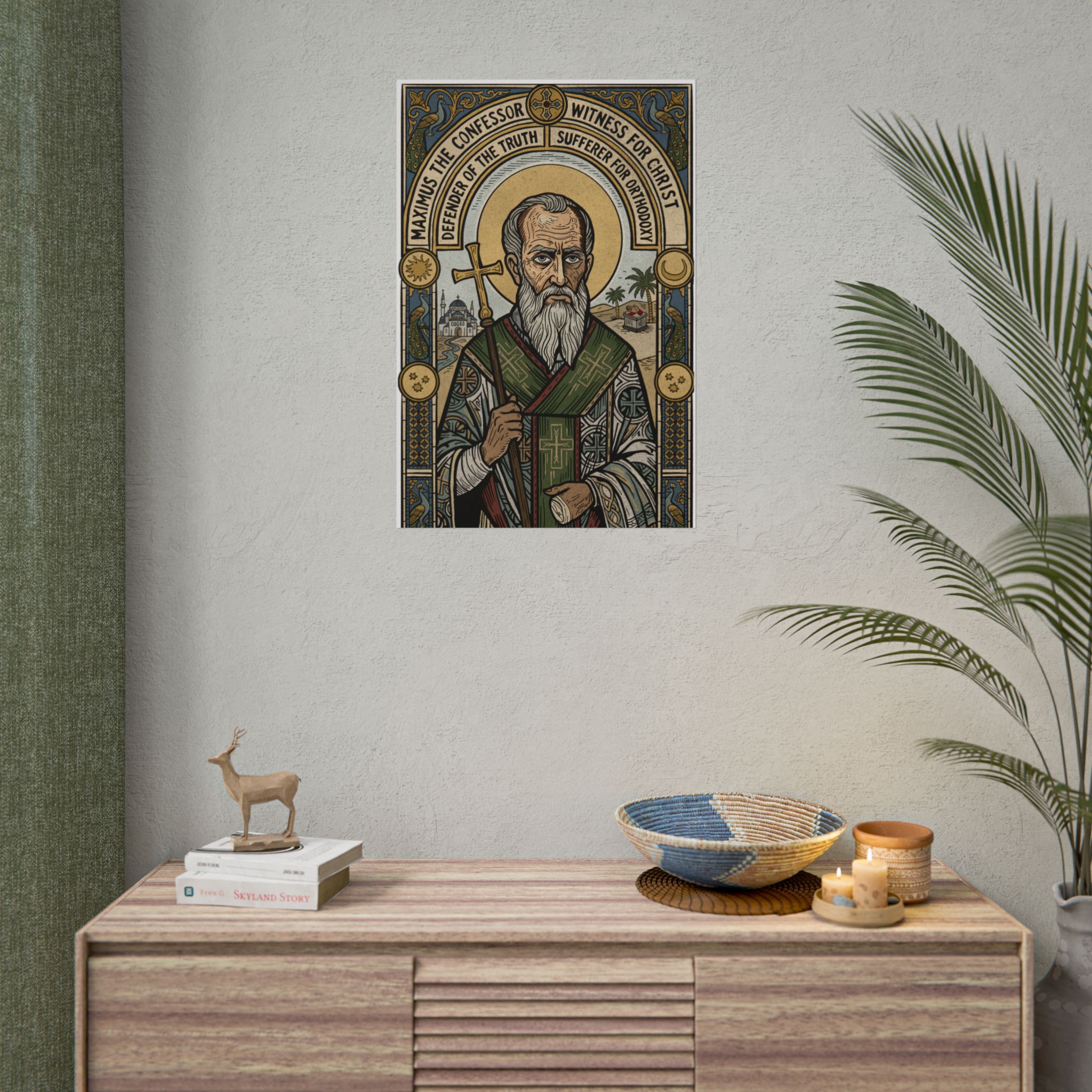Saint Maximus Icon Poster | Rolled Poster, Religious Art Print - Image 8