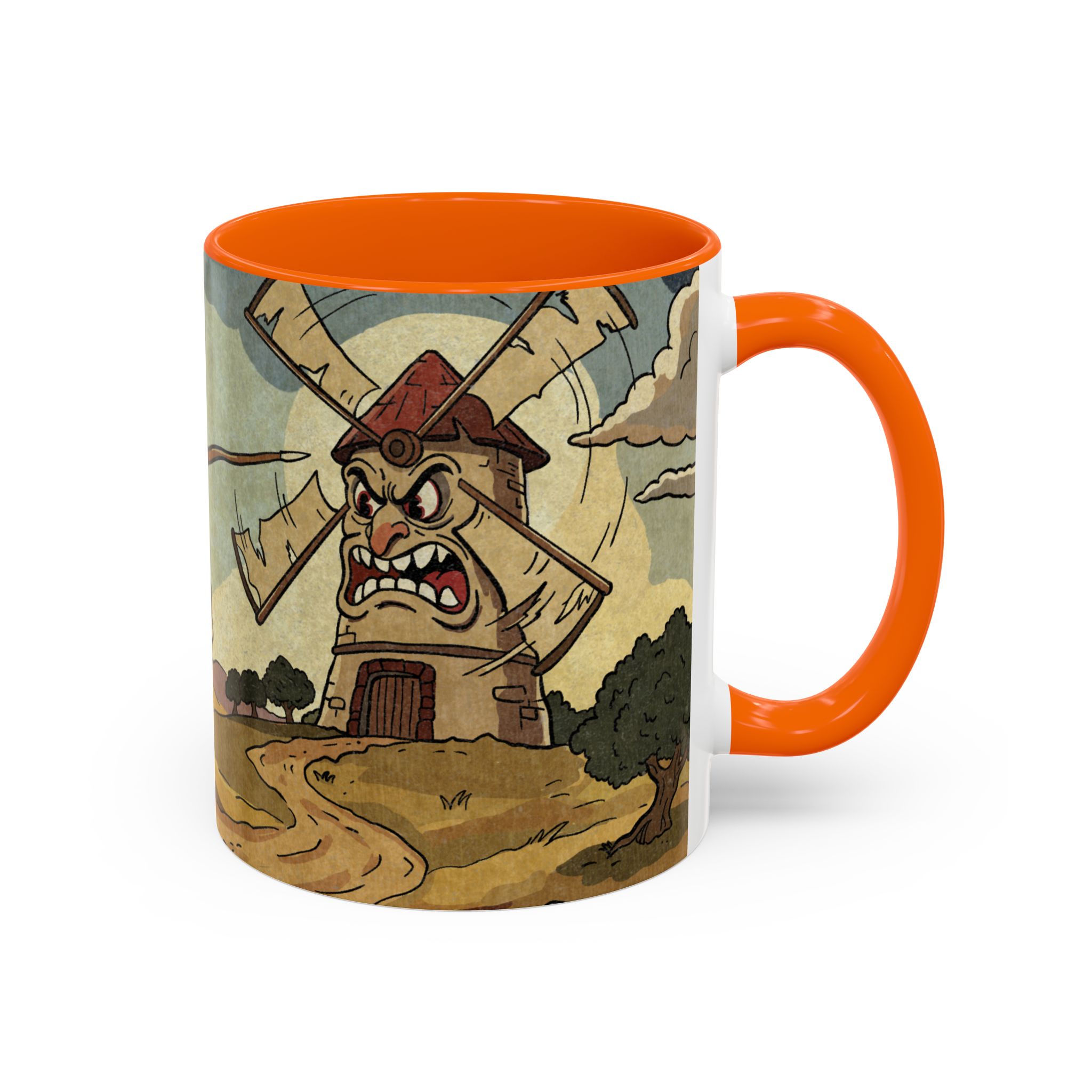 Don Quixote Illustration Mug | Accent Coffee Mug - Image 22
