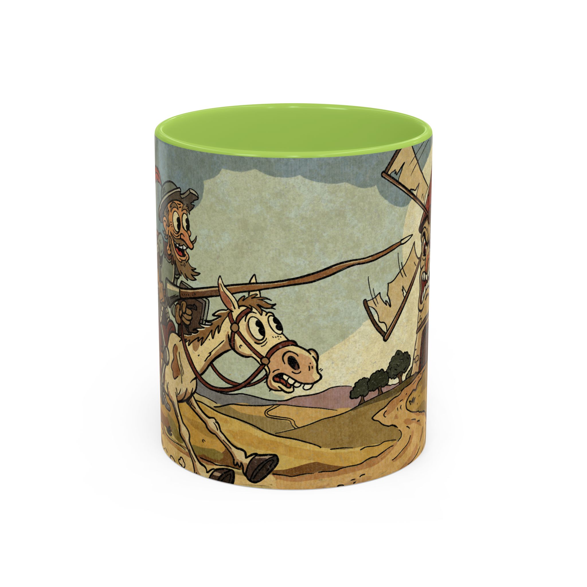Don Quixote Illustration Mug | Accent Coffee Mug - Image 29