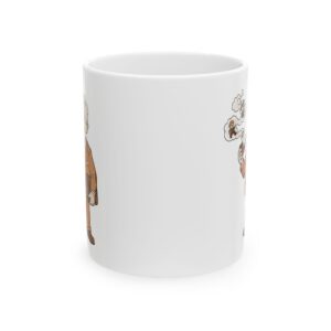 Retro JRR Tolkien illustration Mug | Vintage LOTR ceramic mug