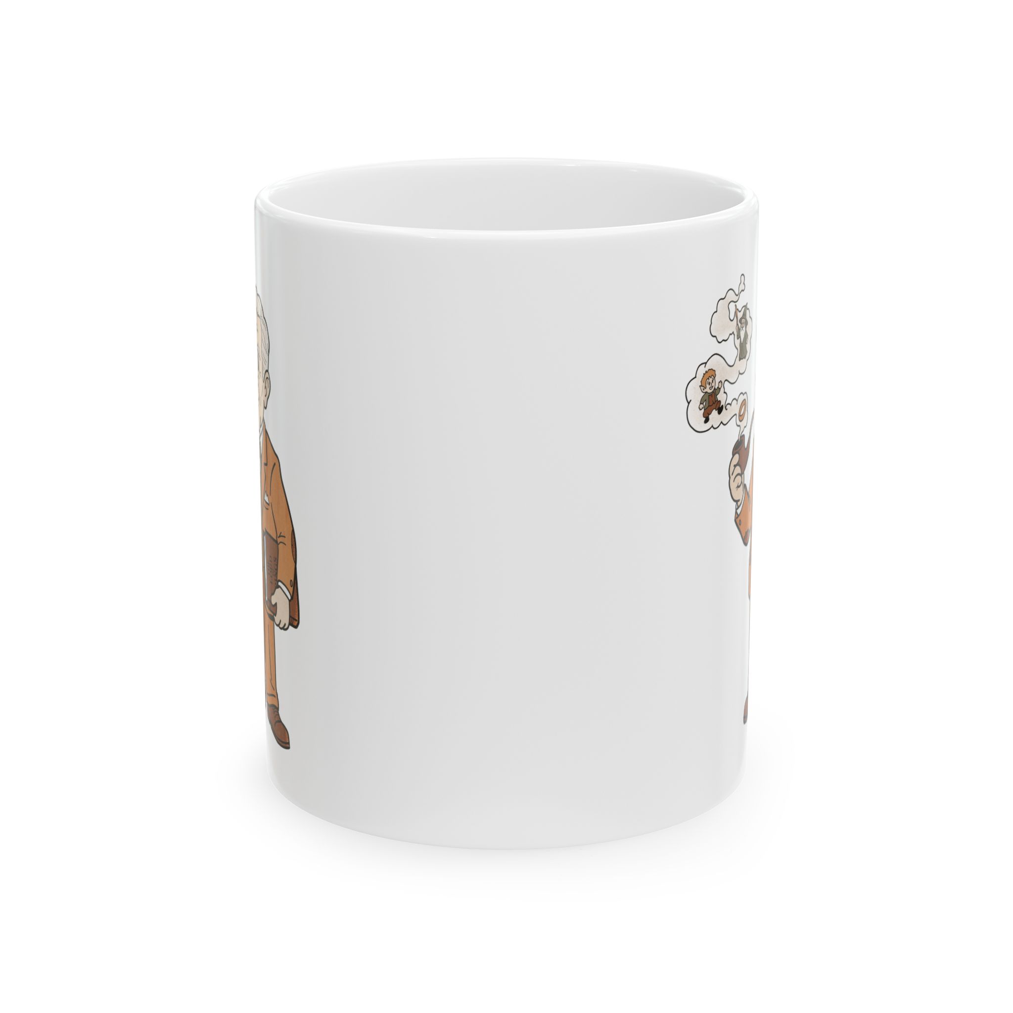 Retro JRR Tolkien illustration Mug | Vintage LOTR ceramic mug