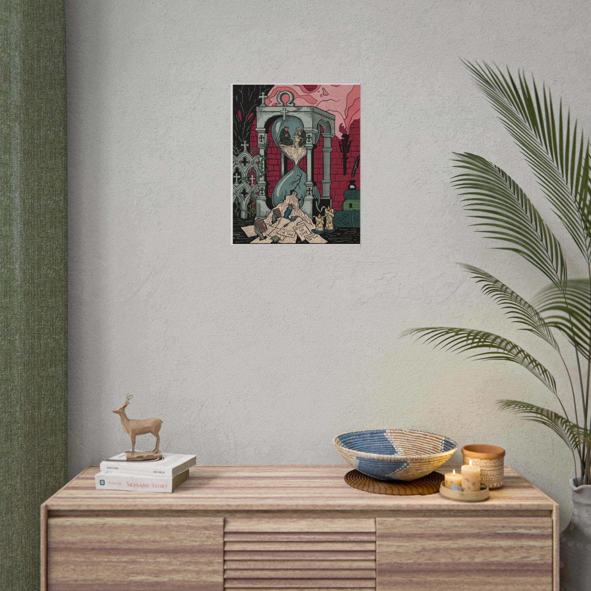 Hourglass Redeem the Time Illustration Poster | Theology Made Poster - Image 4