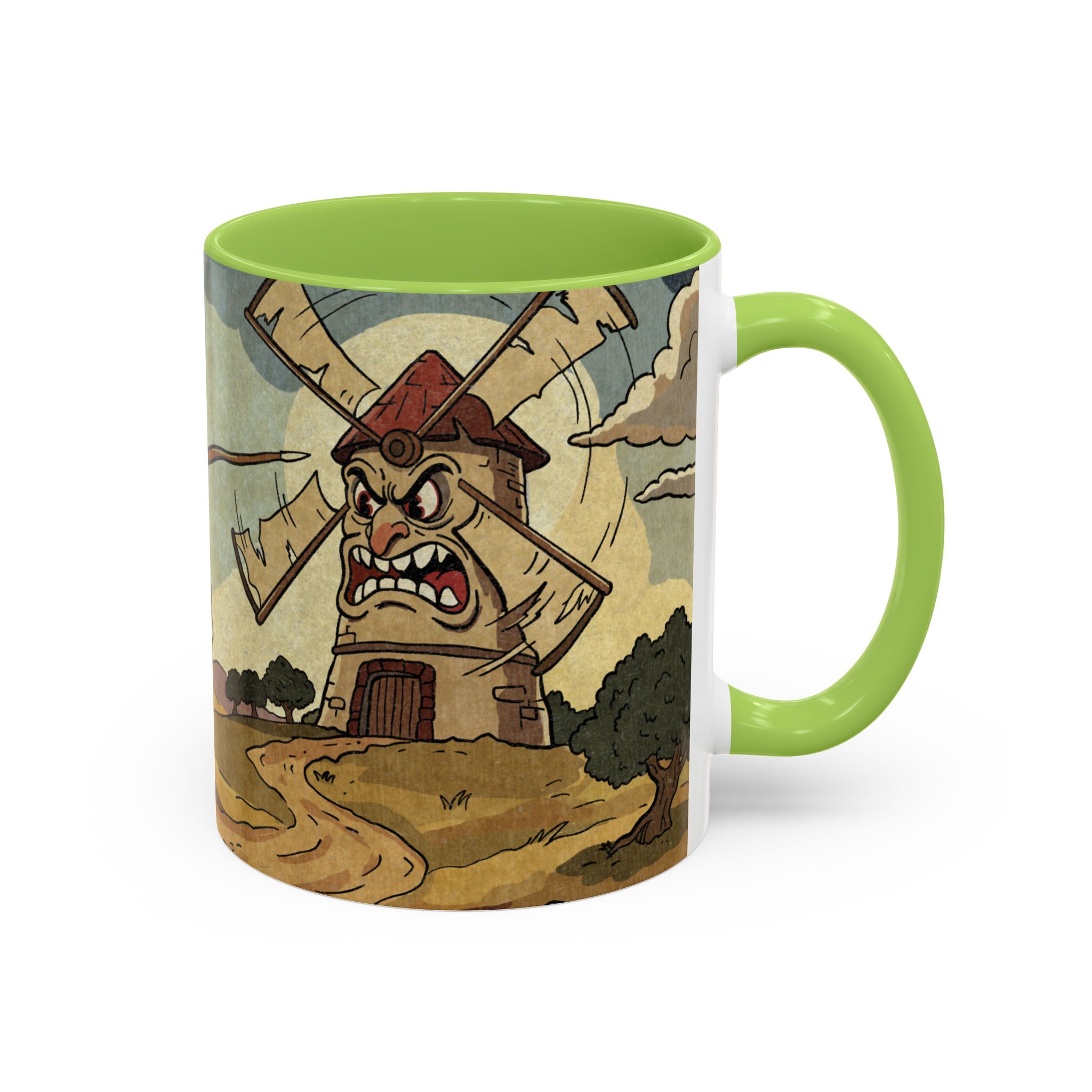 Don Quixote Illustration Mug | Accent Coffee Mug - Image 30