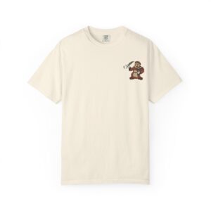 St Aquinas Scribe Character T-shirt | Vintage Cartoon Sr Aquinas with Quill