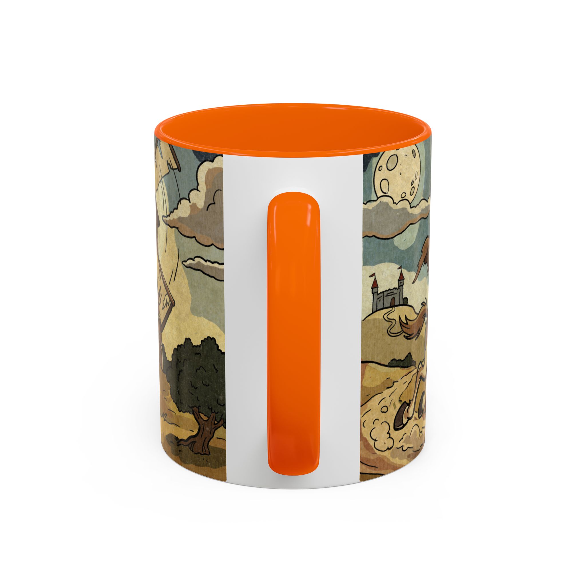Don Quixote Illustration Mug | Accent Coffee Mug - Image 24