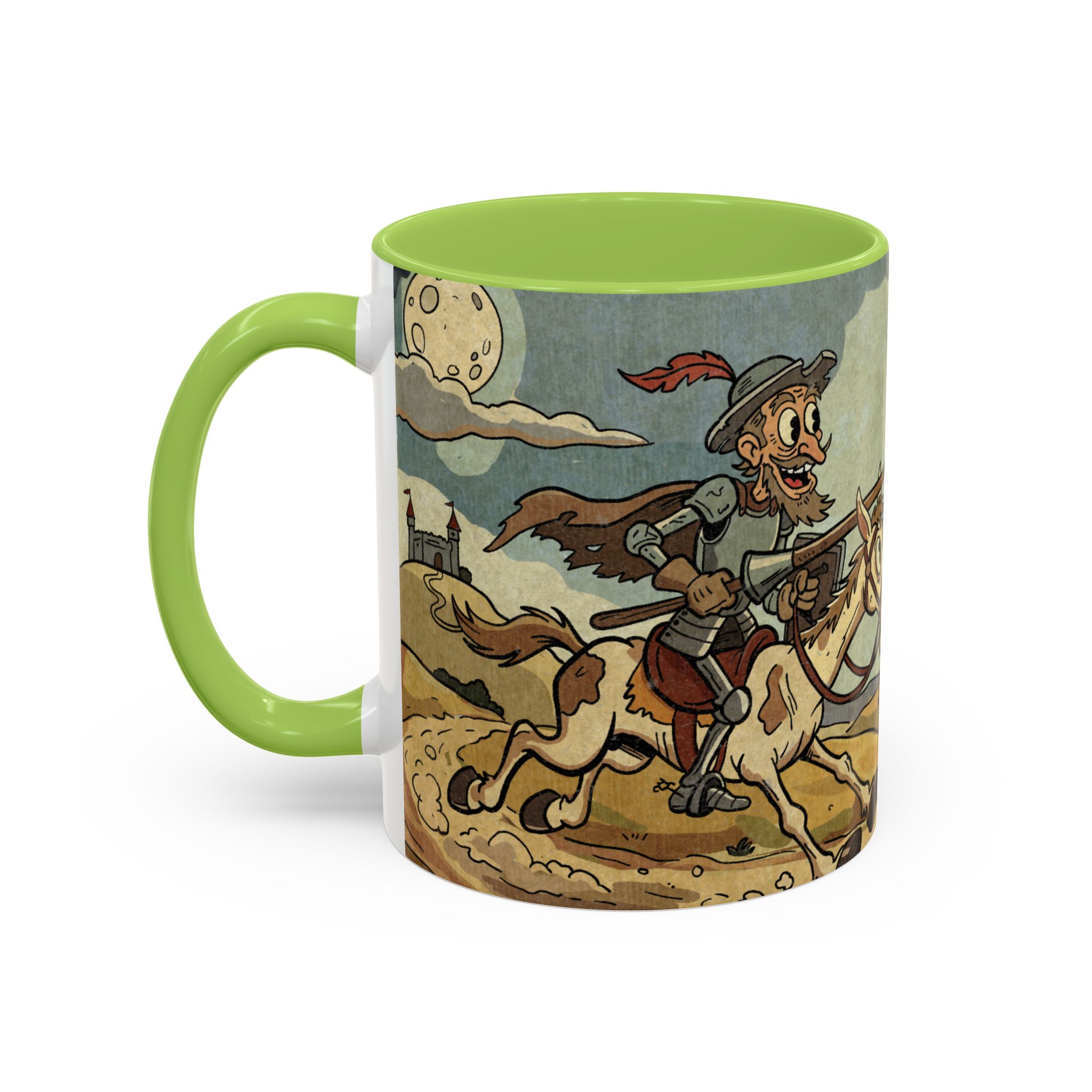 Don Quixote Illustration Mug | Accent Coffee Mug - Image 31
