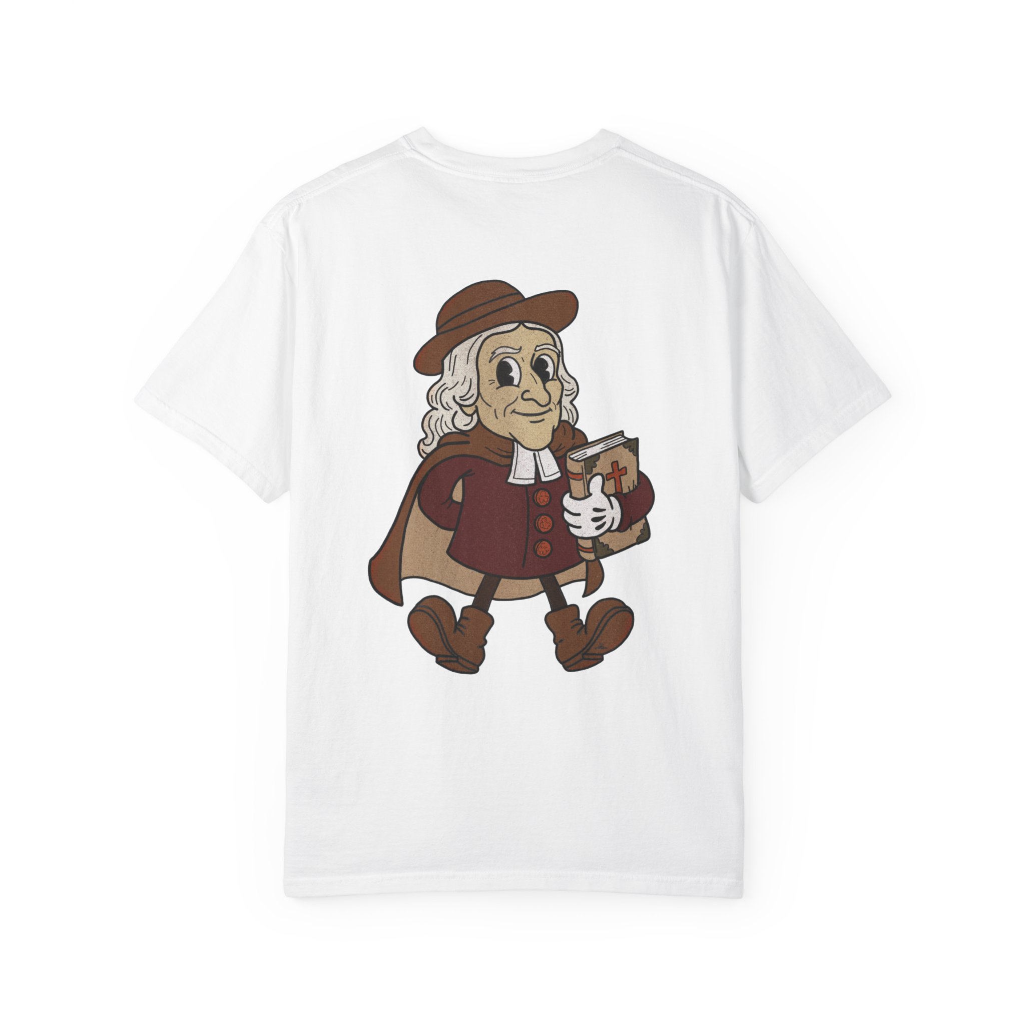 John Wesley T-shirt | Vintage John Wesley Illustration - Image 2