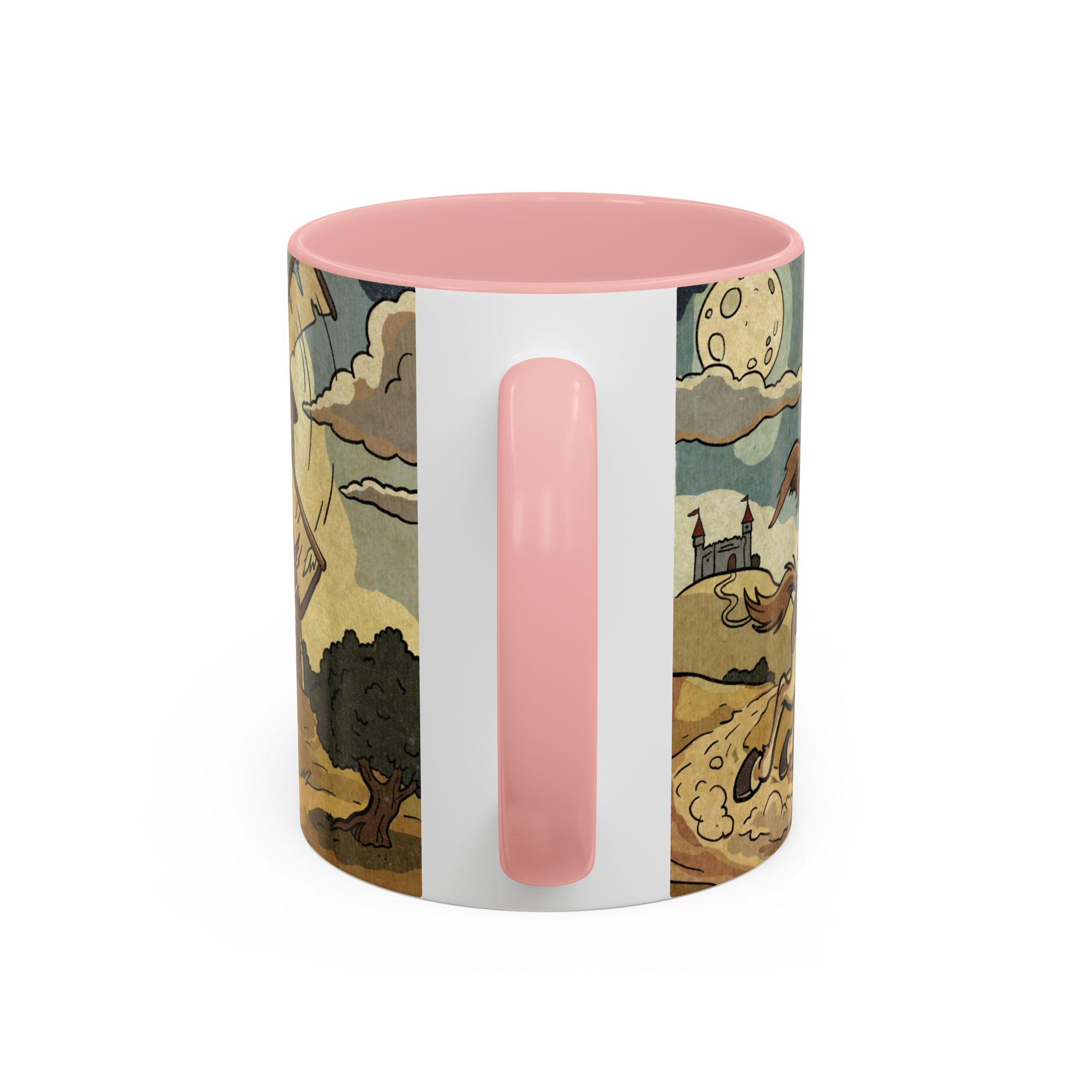 Don Quixote Illustration Mug | Accent Coffee Mug - Image 12
