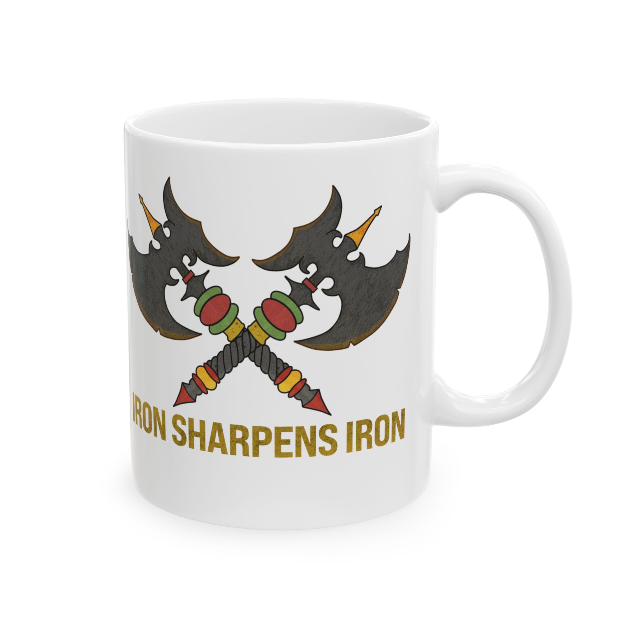 Iron sharpens Iron Mug, Proverbs Mug, Christian Mens Mug, theology gift - Image 4