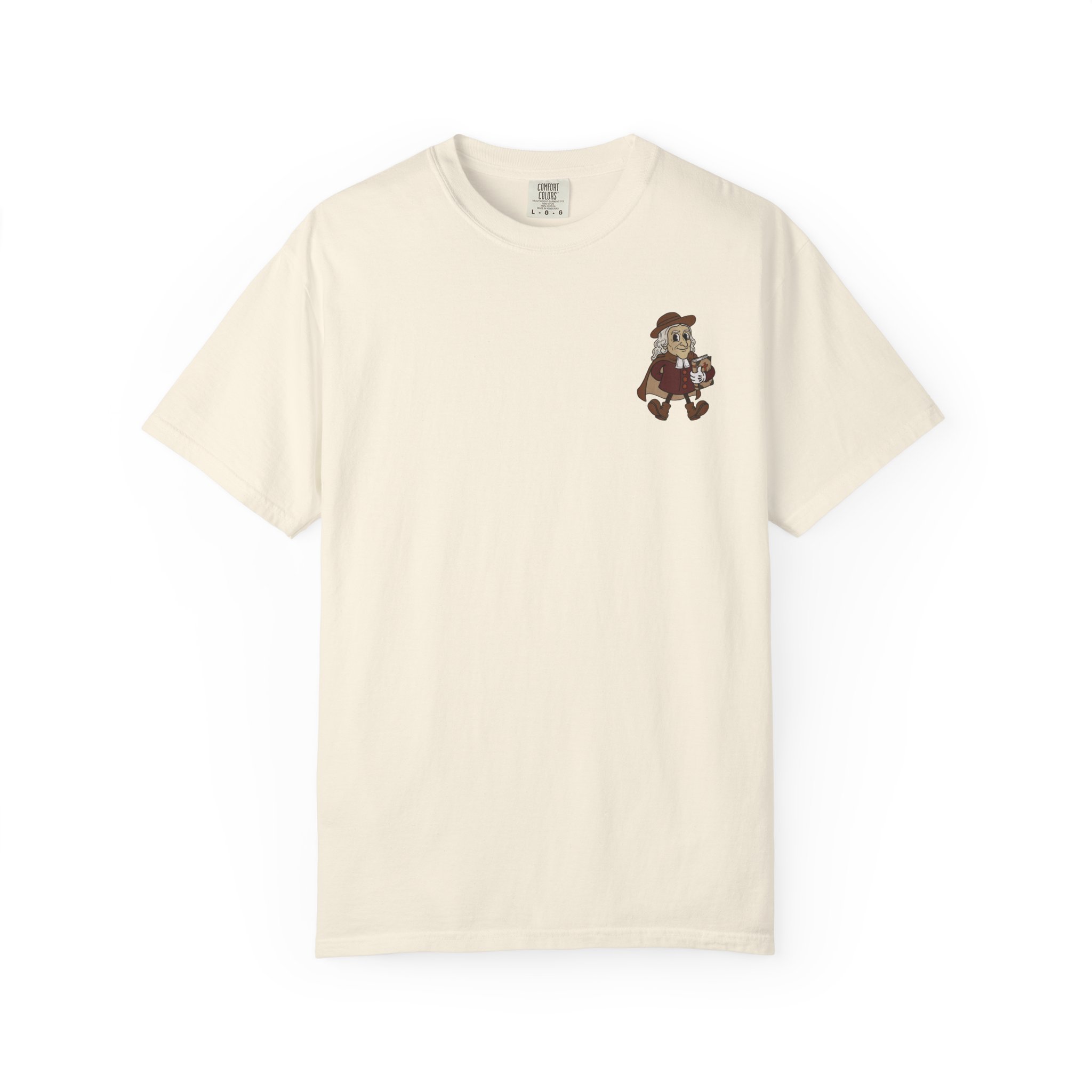 John Wesley T-shirt | Vintage John Wesley Illustration - Image 5