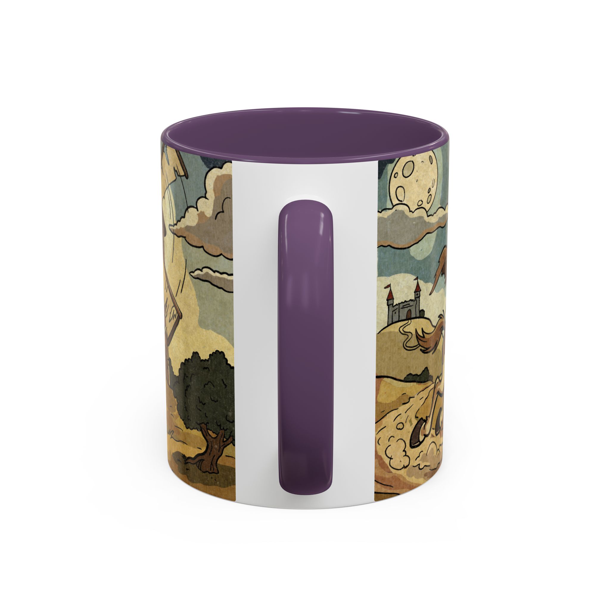 Don Quixote Illustration Mug | Accent Coffee Mug - Image 36