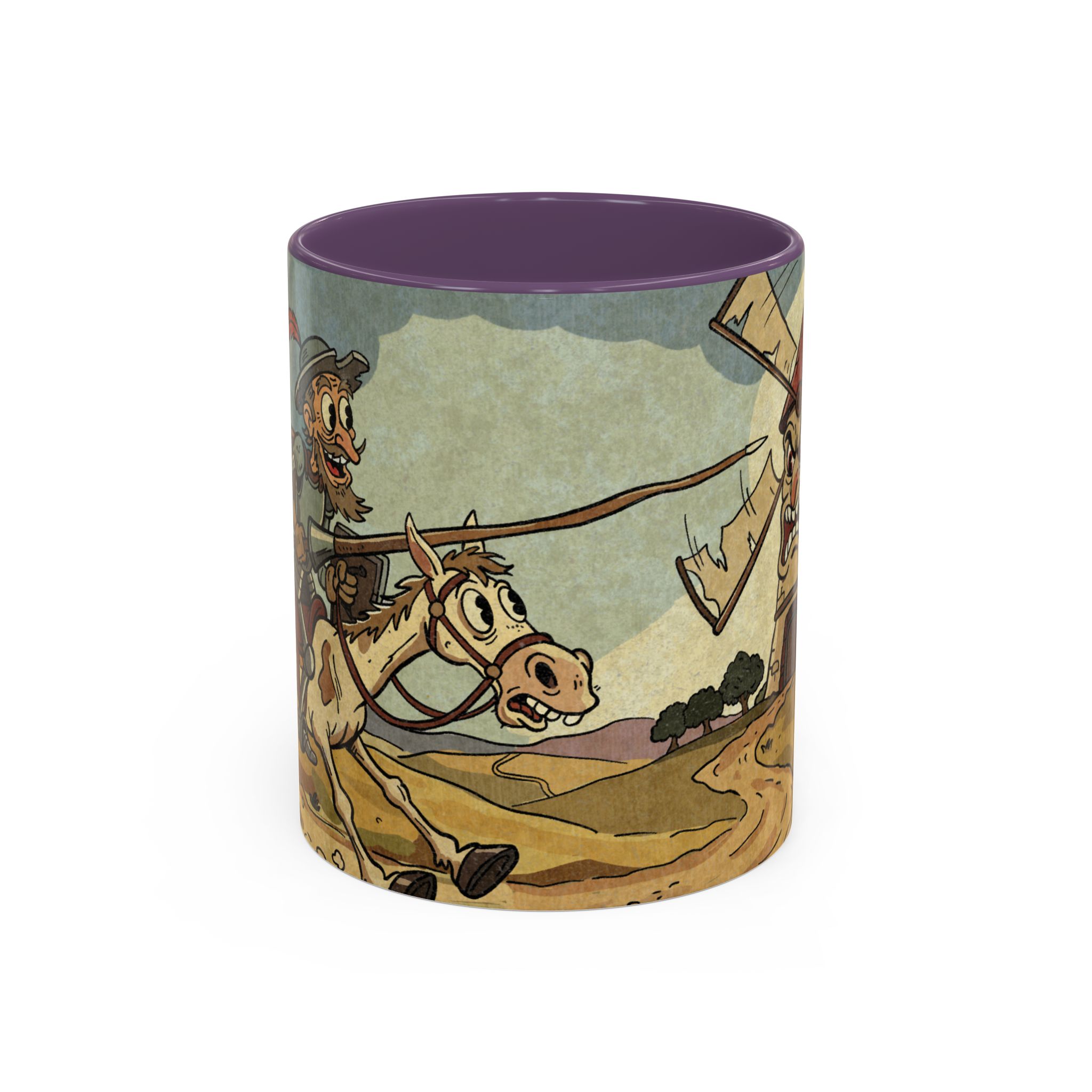Don Quixote Illustration Mug | Accent Coffee Mug - Image 33