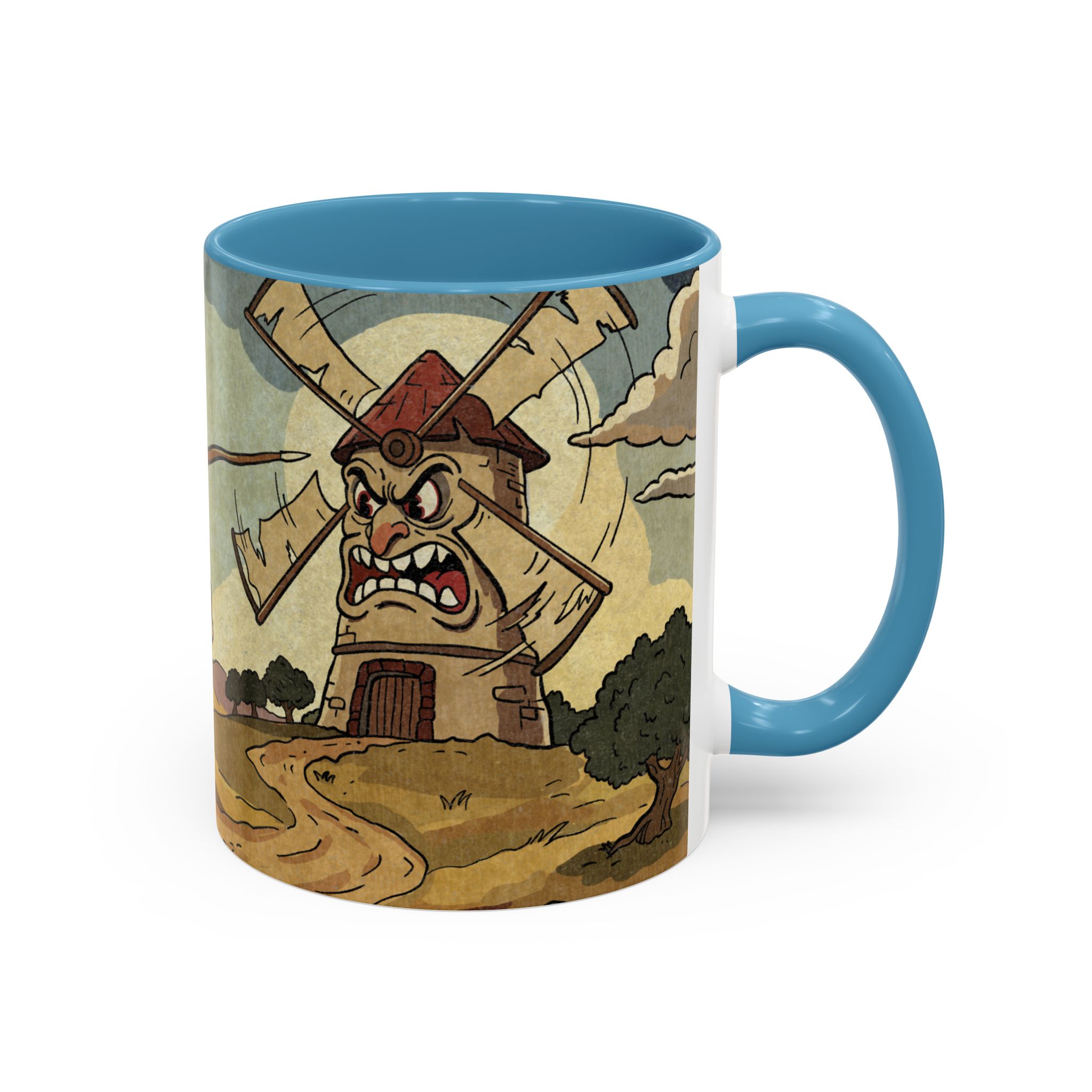 Don Quixote Illustration Mug | Accent Coffee Mug - Image 18