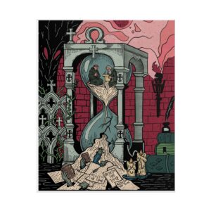 Hourglass Redeem the Time Illustration Poster | Theology Made Poster