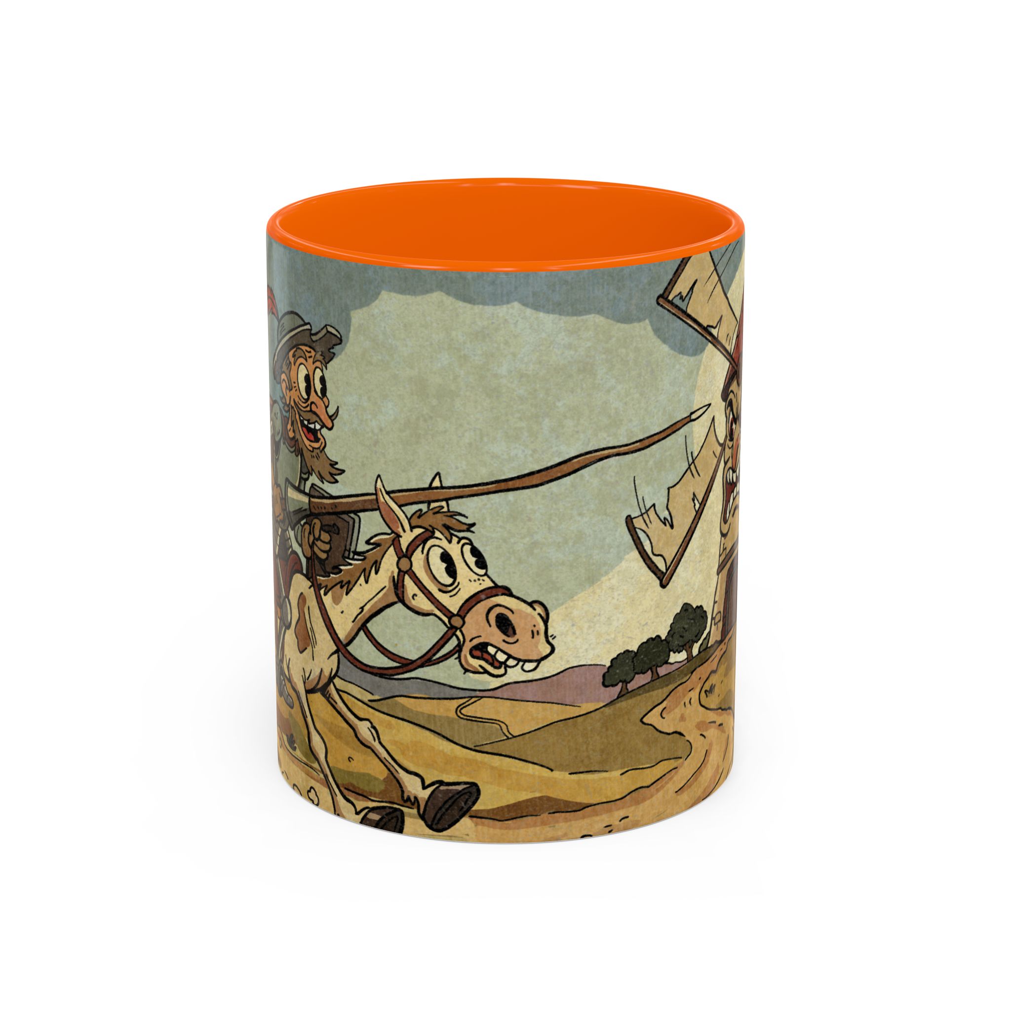 Don Quixote Illustration Mug | Accent Coffee Mug - Image 21