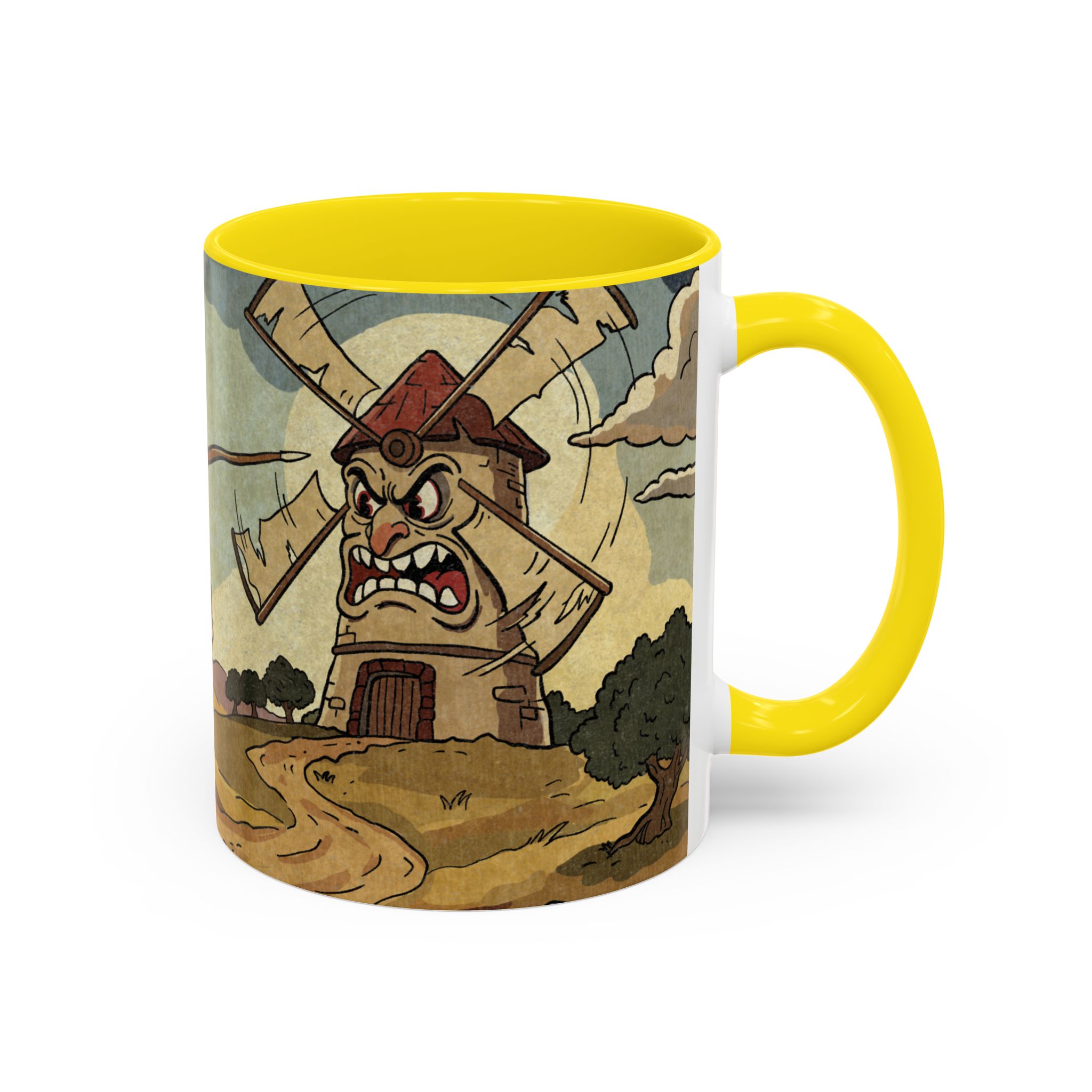 Don Quixote Illustration Mug | Accent Coffee Mug - Image 26