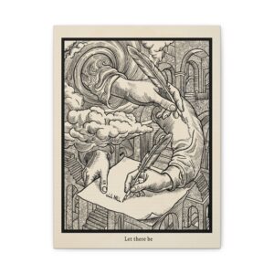 Escher-Inspired Let There Be Canvas
