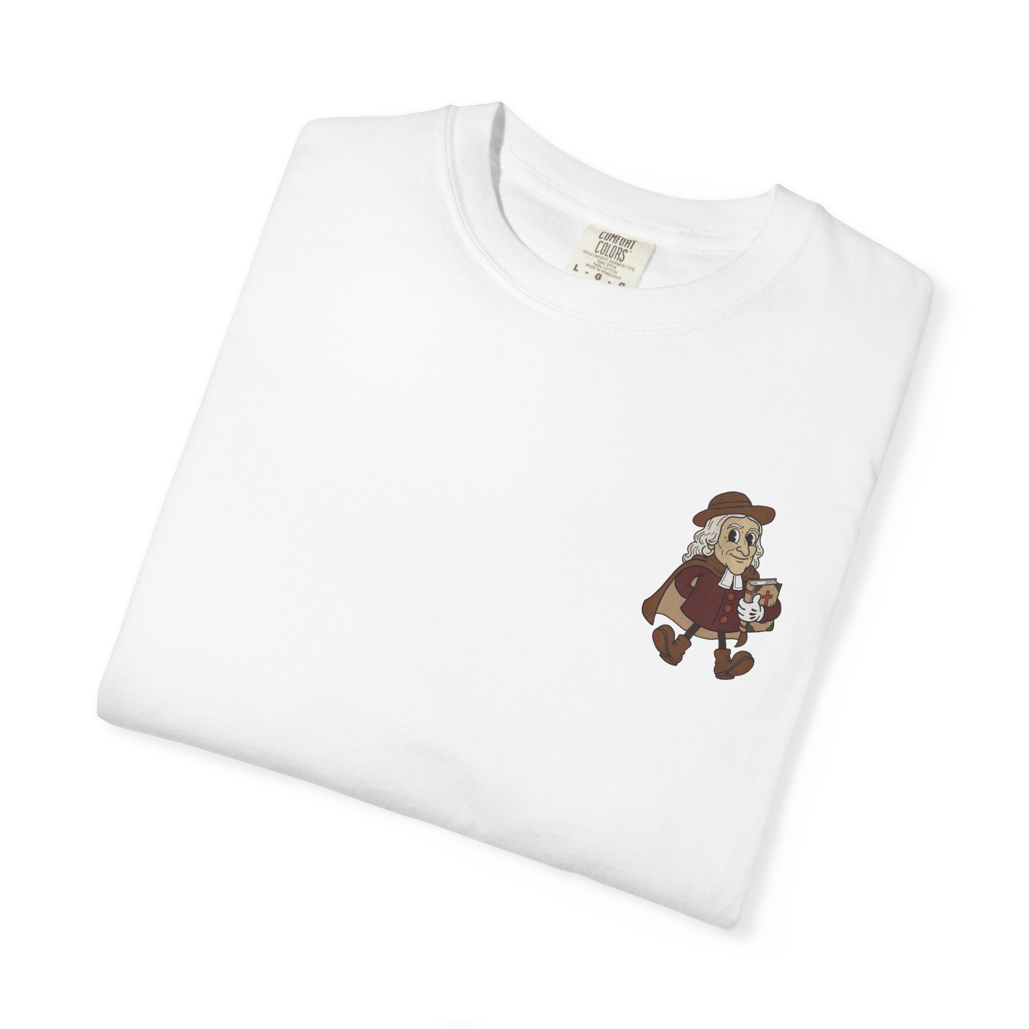 John Wesley T-shirt | Vintage John Wesley Illustration - Image 3