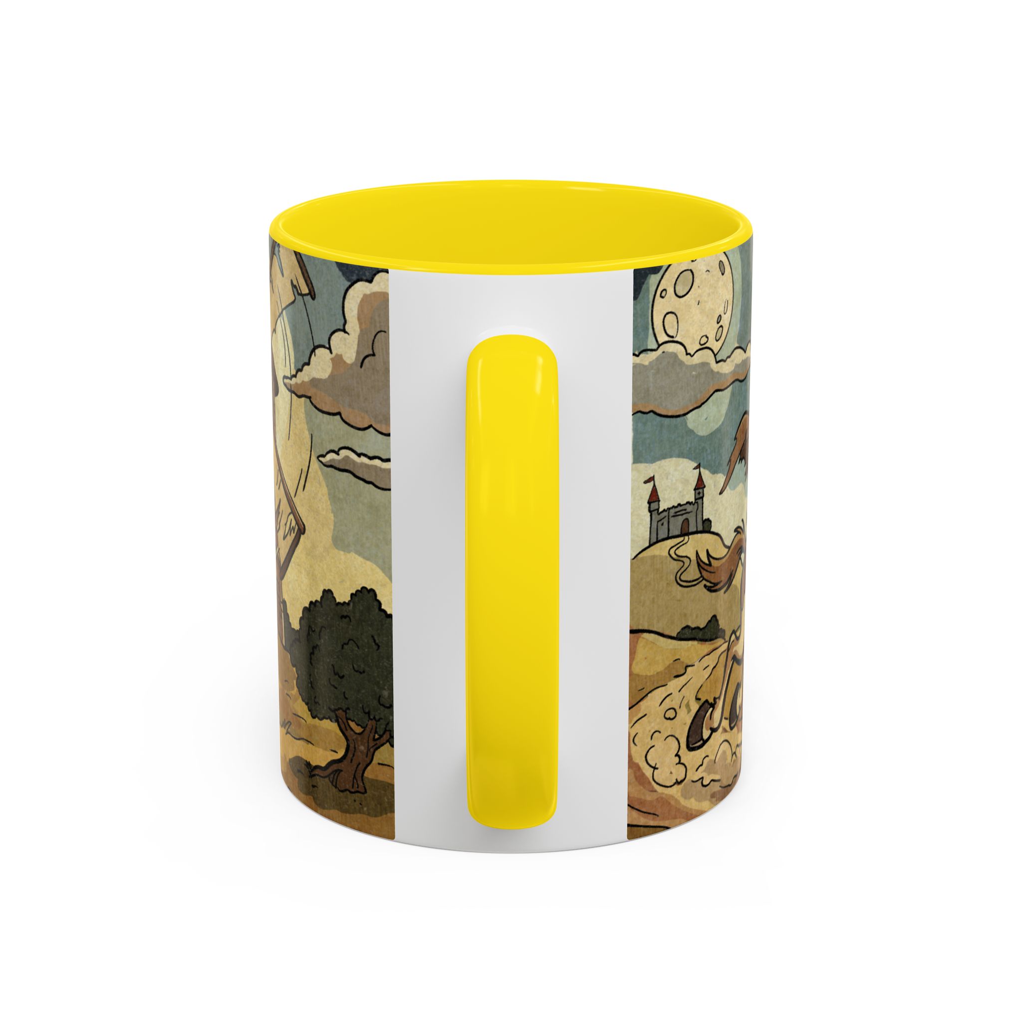 Don Quixote Illustration Mug | Accent Coffee Mug - Image 28