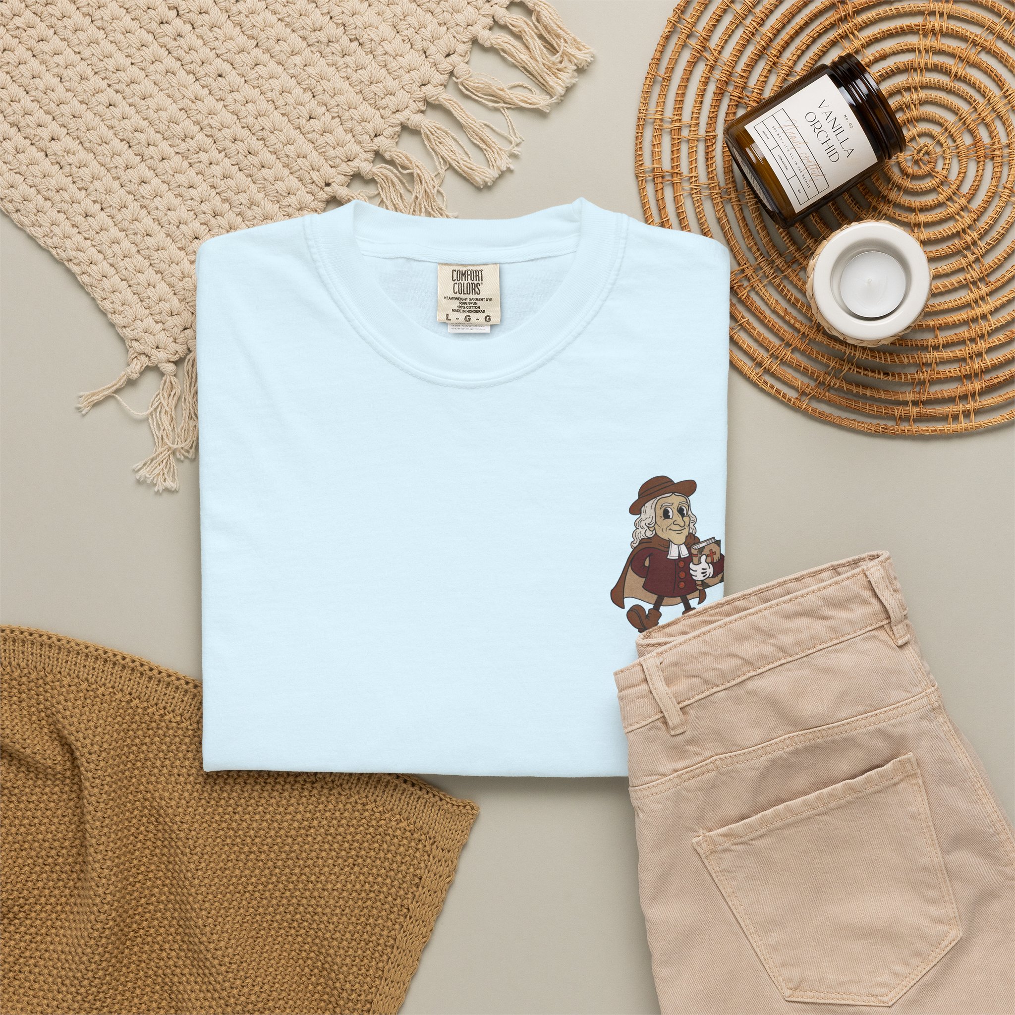 John Wesley T-shirt | Vintage John Wesley Illustration - Image 20