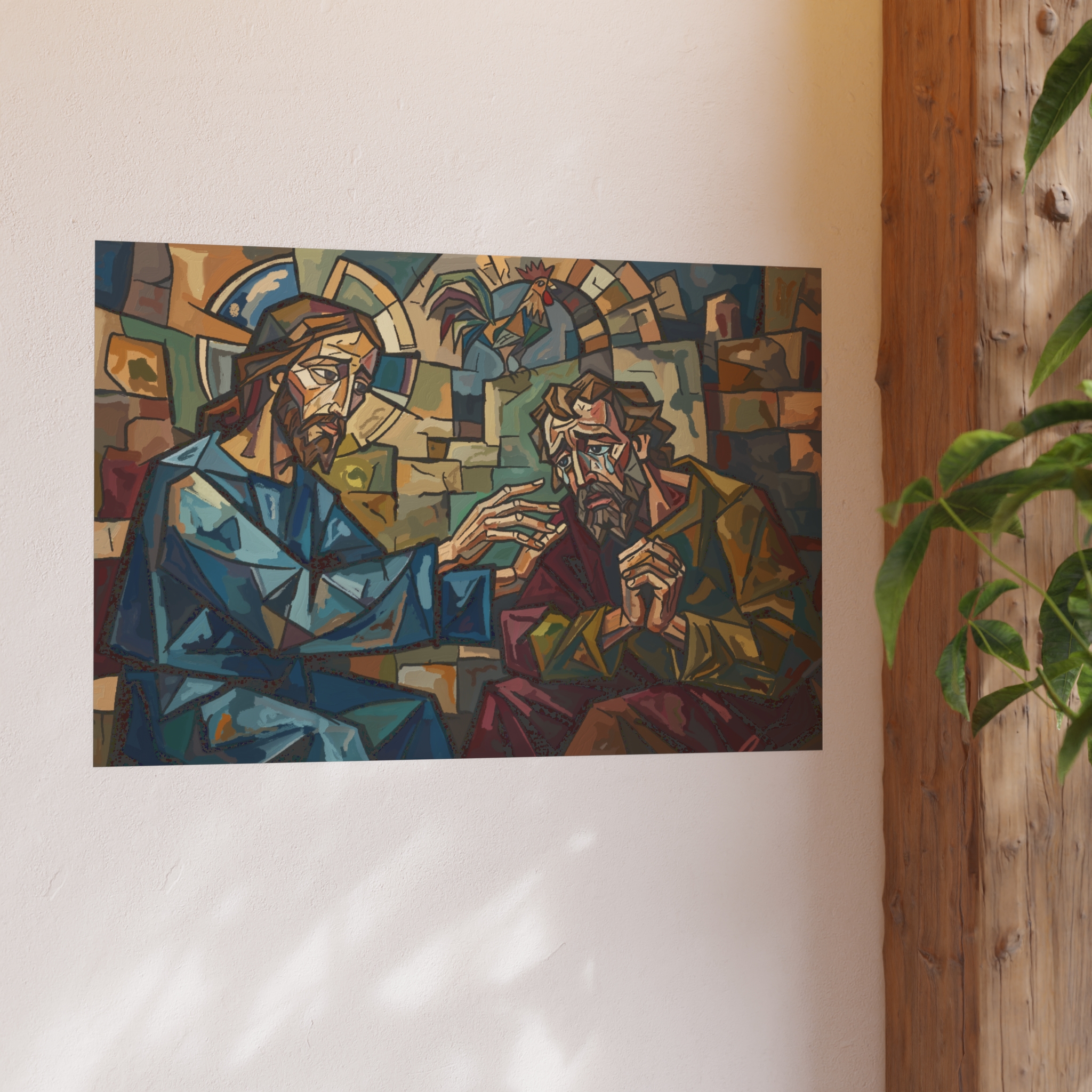 Jesus and Peter Poster | Religious Christian Wall Art Satin or Matte - Image 6