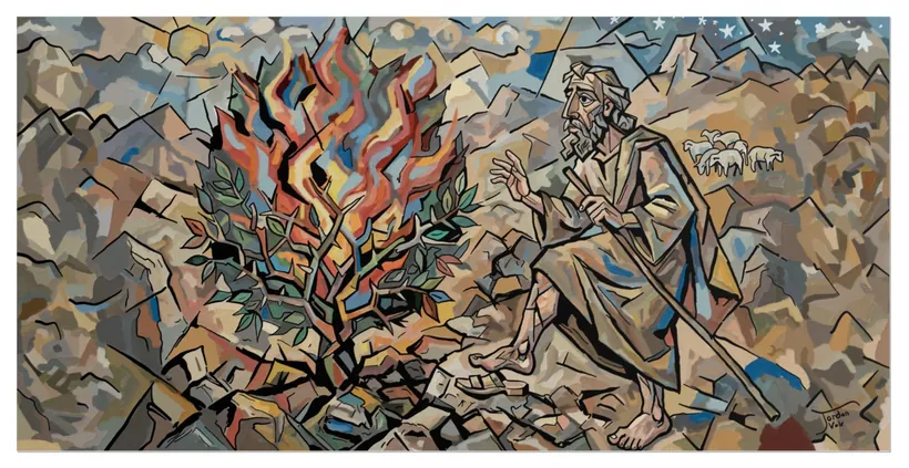 Moses and the Burning Bush poster